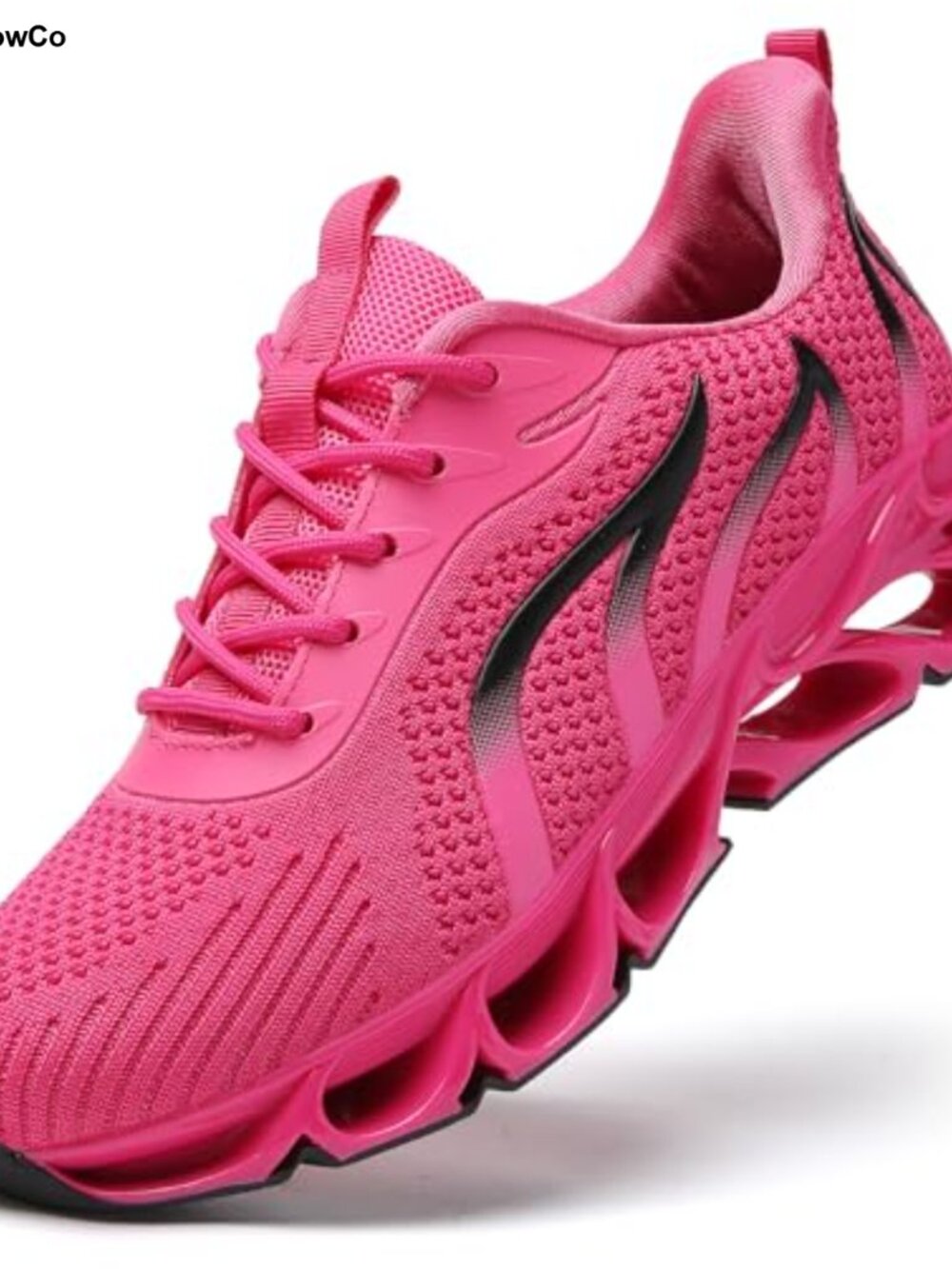 Women's Athletic Sneakers, Breathable Mesh Lace Up Walking Shoes